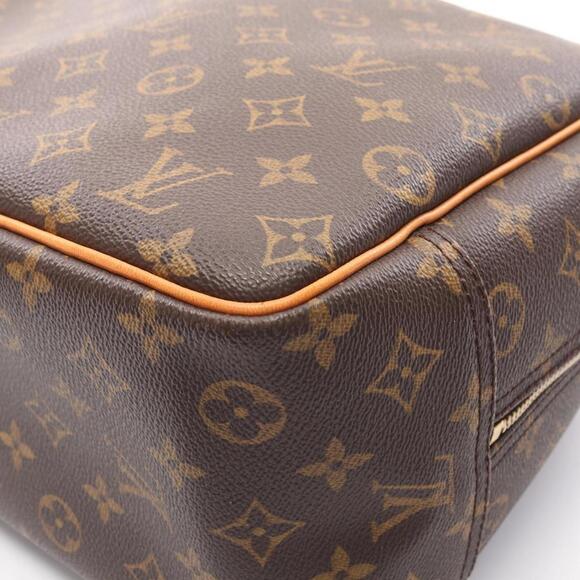 LOUIS VUITTON Brown Monogram Leather Deauville Bag - Picture 9 of 10